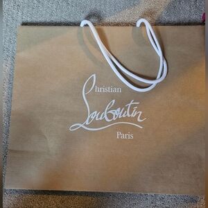 Christian Louboutin Brown Shoe Bag